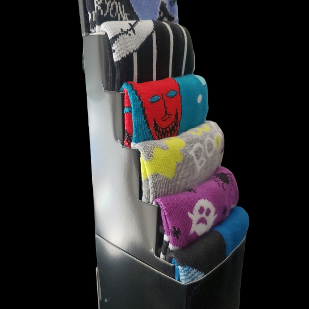 The Nightmare Before Christmas Socks 6 Pair CREW SOCKS SIZE 8-12 Bioworld Mens